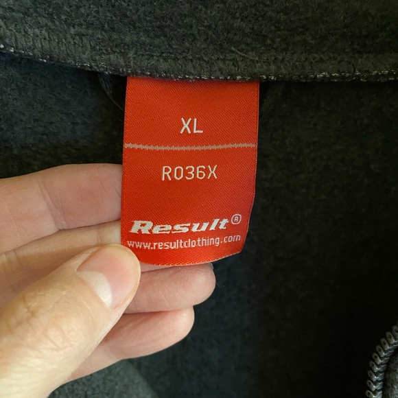 NWT Men’s XL Performance Outerwear by Result, color is Oxford Gray - Picture 3 of 15
